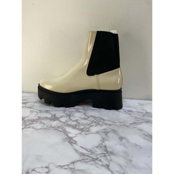 OPEN EDIT Women's  Iris Lug Chelsea Boot In Ivory Sz 8M - Picture 5 of 5